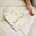 Load image into Gallery viewer, Daisy Milestone Wooden Card
