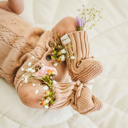 Organic Knitted Booties