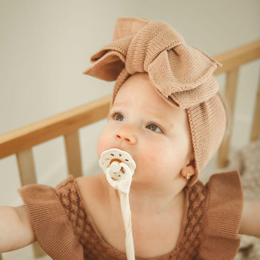 Organic Knitted Bows