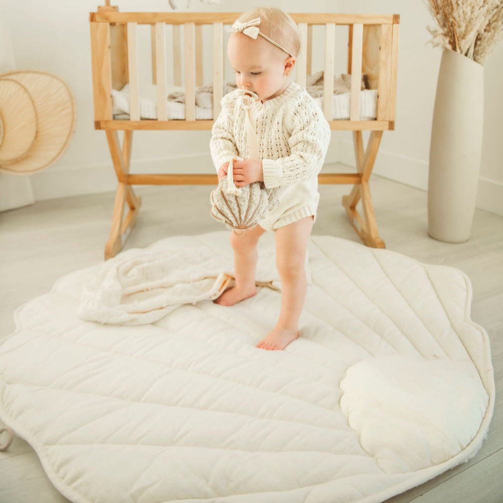 Snuggle Duo Play Mat | Seashell