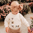 Load image into Gallery viewer, Hand-Embroidered Baby Sweater "L"
