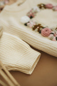 Load image into Gallery viewer, Hand-Embroidered Baby Sweater "D"
