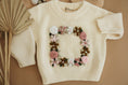 Load image into Gallery viewer, Hand-Embroidered Baby Sweater "D"
