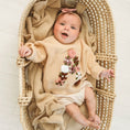 Load image into Gallery viewer, Hand-Embroidered Baby Sweater "A"
