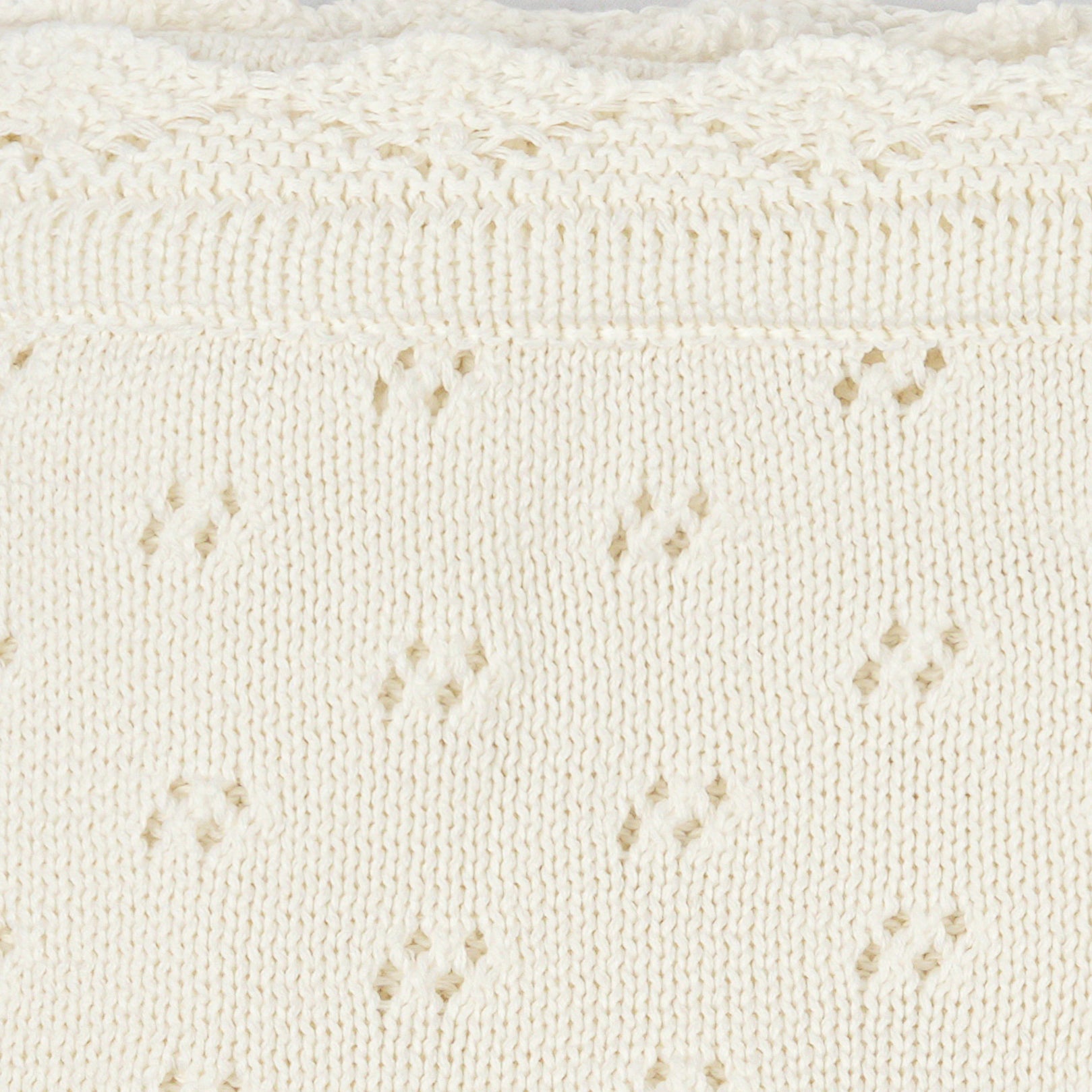 Pointelle Knit Blanket