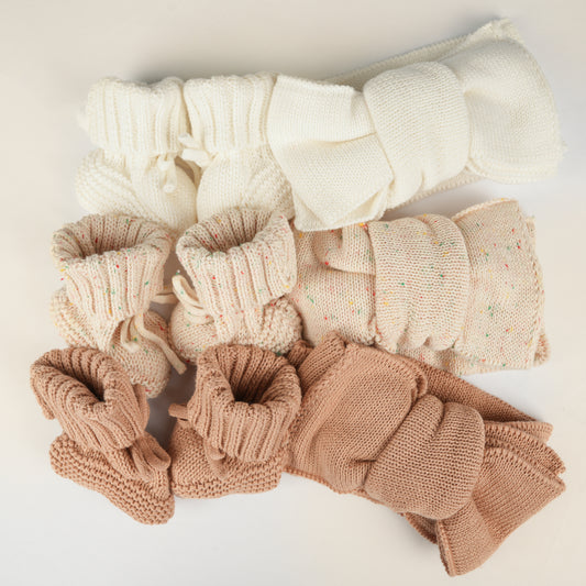 Organic Knitted Bows