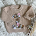 Load image into Gallery viewer, Hand-Embroidered Baby Sweater "1st Birthday"
