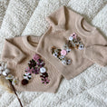 Load image into Gallery viewer, Hand-Embroidered Baby Sweater "A"
