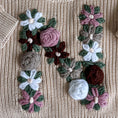 Load image into Gallery viewer, Hand-Embroidered Baby Sweater "N"
