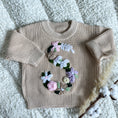 Load image into Gallery viewer, Hand-Embroidered Baby Sweater "S"
