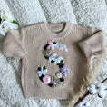 Load image into Gallery viewer, Hand-Embroidered Baby Sweater "S"
