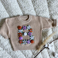 Load image into Gallery viewer, Hand-Embroidered Baby Sweater "B"
