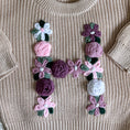 Load image into Gallery viewer, Hand-Embroidered Baby Sweater "H"
