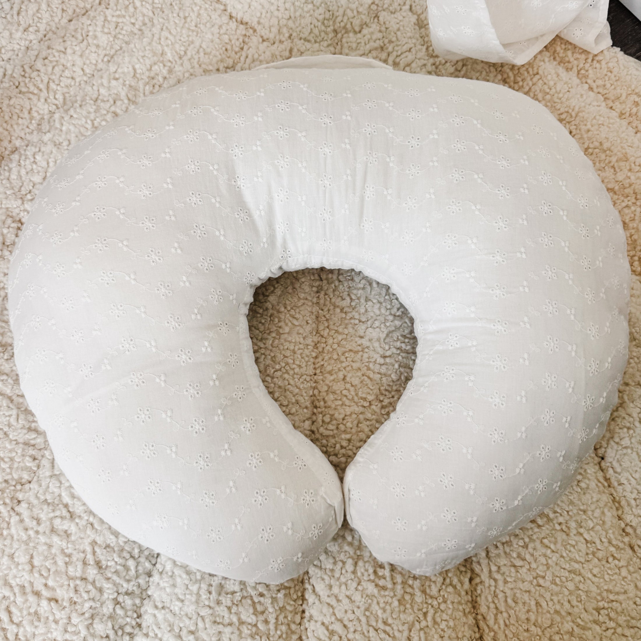 Embroidered Nursing Pillow