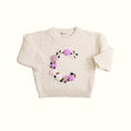 Load image into Gallery viewer, Hand-Embroidered Baby Sweater "C"
