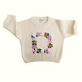 Load image into Gallery viewer, Hand-Embroidered Baby Sweater "D"
