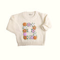 Load image into Gallery viewer, Hand-Embroidered Baby Sweater "B"
