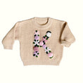 Load image into Gallery viewer, Hand-Embroidered Baby Sweater "K"
