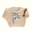 Load image into Gallery viewer, Hand-Embroidered Baby Sweater "P"
