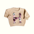 Load image into Gallery viewer, Hand-Embroidered Baby Sweater "H"
