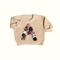 Load image into Gallery viewer, Hand-Embroidered Baby Sweater "A"
