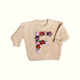 Load image into Gallery viewer, Hand-Embroidered Baby Sweater "F"
