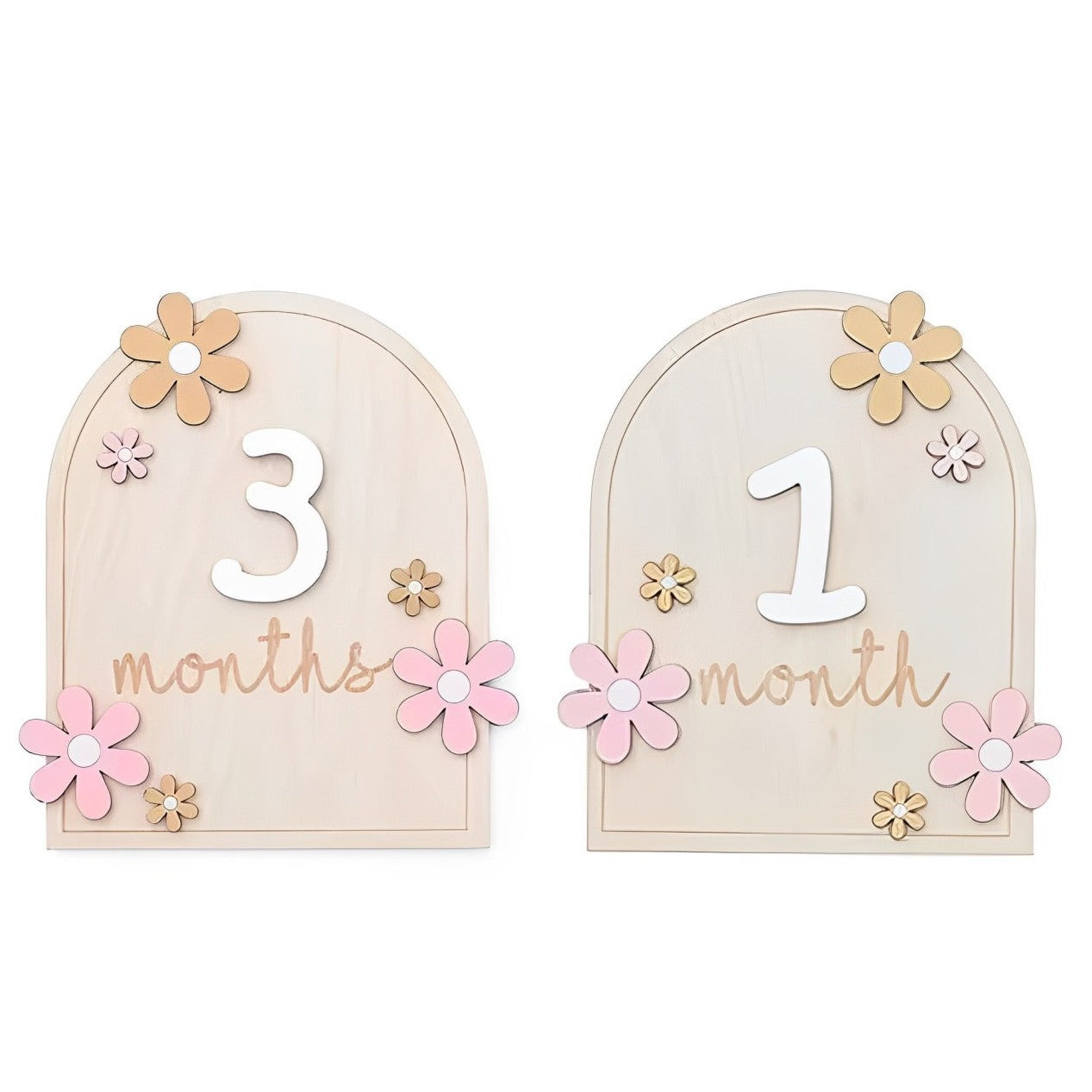 Daisy Milestone Wooden Card